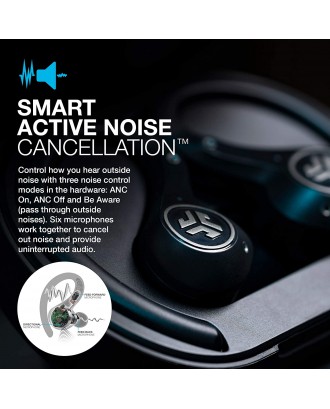JLab Epic Air Sport ANC True Wireless Bluetooth 5 Earbuds | Headphones for Working Out | IP66 Sweatproof | 15-Hour Battery Life, 55-Hour Charging Case | Music Controls | 3 EQ Sound Settings JLab Epic Air Sport ANC True Wireless Bluetooth 5 Earbuds | Headphones for Working Out | IP66 Sweatproof | 15-Hour Battery Life, 55-Hour Charging Case | Music Controls | 3 EQ Sound Settings